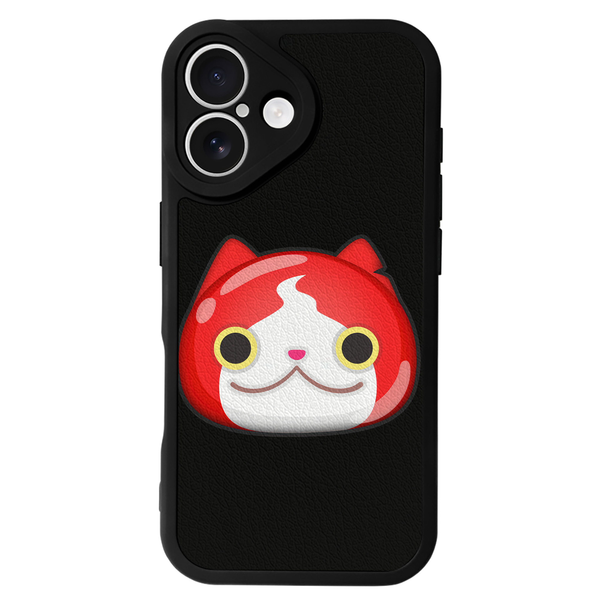 （画像用） 妖怪ウォッチ Yo-kai Watch 【iPhone 16シリーズ対応】シリコンスマホケース（レザー調） 材質：シリコン